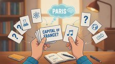Flashcards that trigger the generation effect by making you recall answers